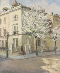 C Hall, Untitled, oil on canvas 54 x 44cm