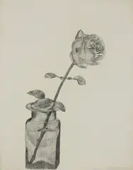 Untitled by Derrick Greaves, pencil 68 x 49.5cm ., sold Feb 2022
