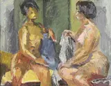 Sylvia Bergin Rowley, Untitled, oil on board 40 x 50cm .