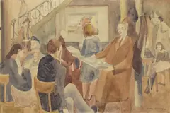 Ruth Burden, Untitled, watercolour 28 x 41.5cm .