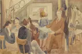 Ruth Burden, Untitled, watercolour 28 x 41.5cm .
