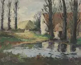 Paul Earee, Untitled, oil on board 51 x 61cm .