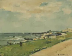 Robert Broadley, Untitled, oil on canvas laid on board 44.7 x 55cm