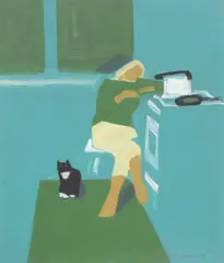 Valeri Masyukov, Untitled, gouache on paper 40.5 x 33.5cm