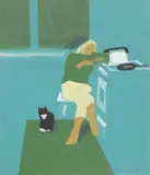 Valeri Masyukov, Untitled, gouache on paper 40.5 x 33.5cm