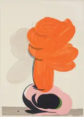 Untitled by Morten Buch, b.1970) 'Vase II' lithograph in colours, sold Feb 2022