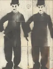 Bob Osborne, Untitled, mixed media on separate postcards