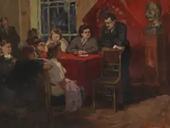 Yuri Gusev, Untitled, oil on canvas 39 x 49cm