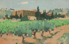 Jean Durand, Untitled, oil on canvas 24 x 35.5cm .