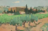 Jean Durand, Untitled, oil on canvas 24 x 35.5cm .