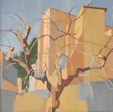 Jean Durand, Untitled, oil on canvas 60 x 60cm .