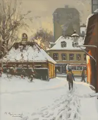 Thorvald Nygaard, Untitled, oil on canvas 61.5 x 51cm .