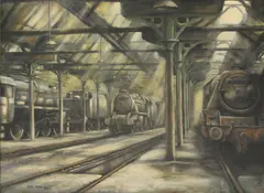 Clive Pryke, Untitled, oil on canvas 61.5 x 81cm .
