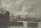Ezelino Briante, Untitled, oil on board