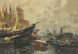 Ezelino Briante, Untitled, oil on board