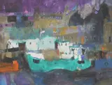 Caroline Bailey, Untitled, mixed media on paper 40.5 x 48cm .