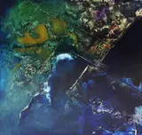 Tayler, Untitled, mixed media on canvas 90 x 90cm