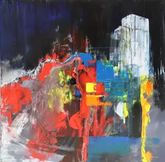 Tayler, Untitled, oil on canvas 90 x 90cm