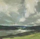 Emerson Mayes, Untitled, oil on board 38.5 x 38cm Provenance: With Thompson's