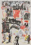 Chris Orr, Untitled, Chris Orr (b.1943) 'Rock 'n' Roll' lithograph in colours