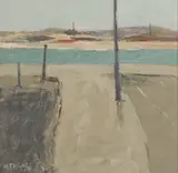 Malcolm Taylor, Untitled, acrylic 38.5 x 38.5cm .