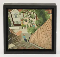 Simon Black, Untitled, oil on canvas 15.8 x 15.5cm .