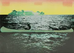 Untitled by Peter Doig, Peter Doig (b.1959) 'Canoe Island' screenprint in colours, sold Feb 2022