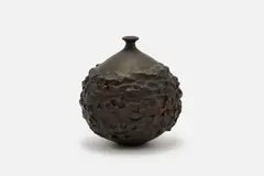 Doyle Lane, Textured Weed Pot, 1960s, late 1960s Glazed earthenware