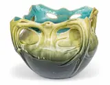 Hector Guimard, Glazed Ceramic Jardiniere, Ca. 1900