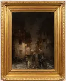 Ludvig Munthe, Street at Night