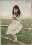 Josef Ženíšek, Compassion, 1891, Oil on canvas on cardboard