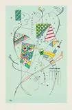 Wassily Kandinsky, Kleine Bewegung, Farblithografie auf Bütten