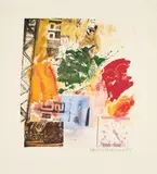Robert Rauschenberg, ROCI Announcement Print, 1984, Farboffset auf Büttenkarton