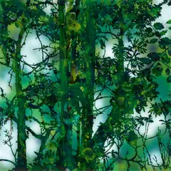 Stefan Sehler, Ohne Titel, 2006, Mischtechnik hinter Acrylglas