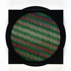 Chromointerférence Manipulable by Carlos Cruz-Diez, 1989, cromointerferencia manipulavel, sold Nov 2023