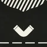 Manfred Mohr, Aufgegebene Frequenzen, 1968, Öl auf Leinwand