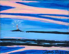 James Rizzi, "Sunset at the cape", 2006, Acryl auf Leinwand