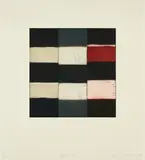 Sean Scully, Red Robe, 2009, Farbradierung auf Velin