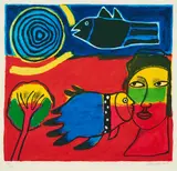 Guillaume Cornelis van Beverloo, Ohne Titel, 2003, Farblithografie auf Bütten