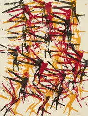 Inside Story by Arman, 1977, Farblithografie auf Bütten, sold Nov 2023
