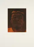Arnulf Rainer, Selbstportrait Kopfschmerzen, 2001, Farbradierung auf Hahnemühle (Wasserzeichen)