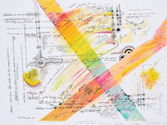 Mary Bauermeister, Esoteric healing 1973 für die American cancer society, 2012, Inkjet-Print auf Papier