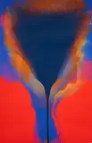 Otto Piene, Schön Grün und Violett, 1972, Farbserigrafie auf leichtem Karton