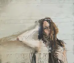 Andy Denzler, "Mending Wall", 2016, Öl auf Leinwand