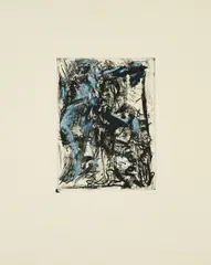 Per Kirkeby, Ohne Titel, 1974, Farbradierung auf Velin