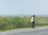 Serban Savu, Ohne Titel (Ring Road I), 2007, Öl auf Leinwand
