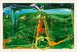 Mario Schifano, Ohne Titel, 1988, Acryl und Emaille auf Leinwand