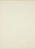 Hommage à Fontana by Günther Uecker, 1974, Prägedruck und Bleistift auf festem Velin, sold Nov 2023