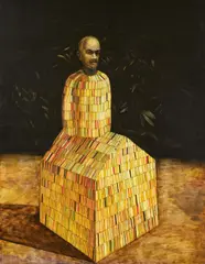 Benedikt Hipp, "Leihhaus", 2007, Öl auf Holz