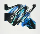 Karl Otto Götz, Kallo II, 1998, Farblithografie auf C.M.FABRIANO (Wasserzeichen)